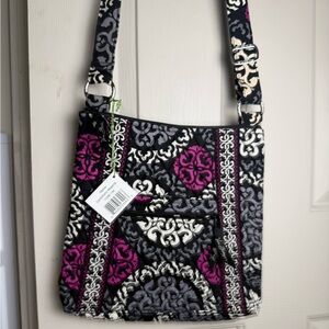 NWT Vera Bradley Canterberry Magenta Hipster Crossbody - Retired